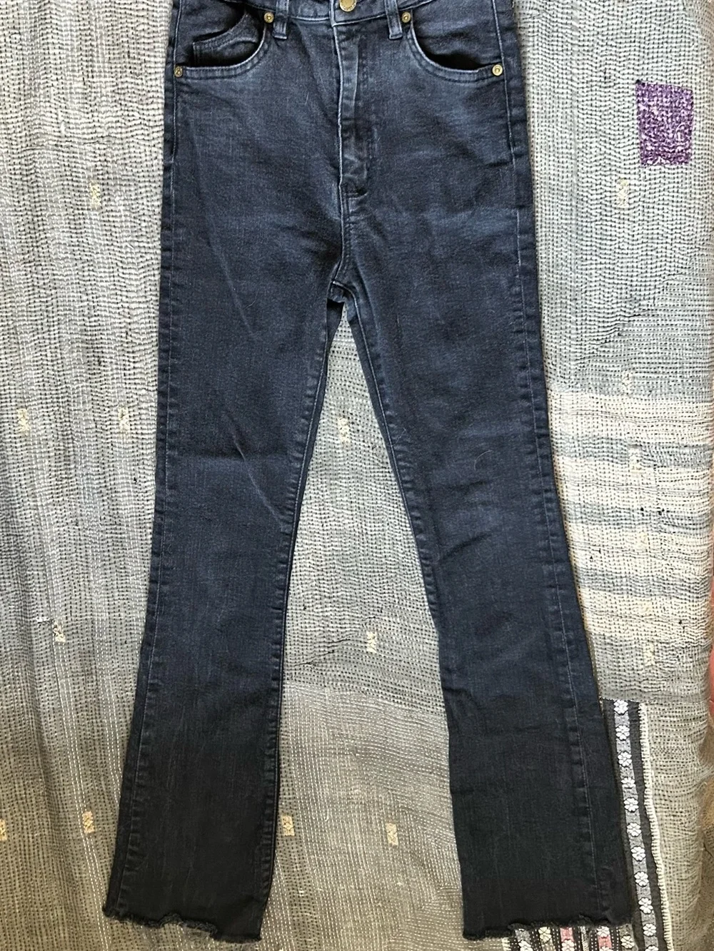 High-Waisted Black Bootcut/Flared Women’s Jeans Rolla’s